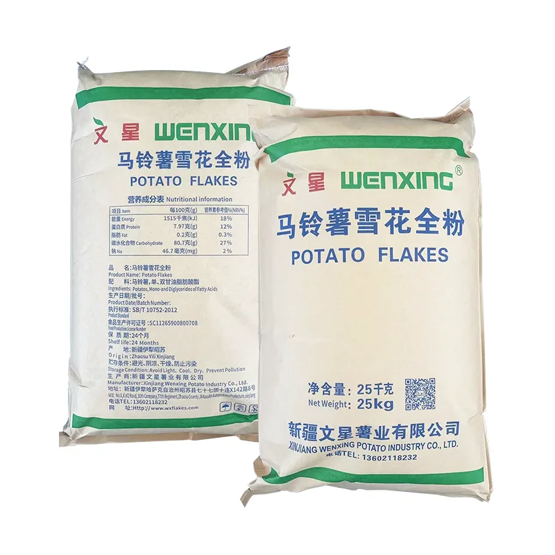 อาหารสะดวกซื้อแป้งเกล็ดหิมะมันฝรั่ง